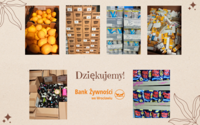 Serdeczne podziękowania dla Banku Żywności we Wrocławiu