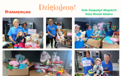 Podziękowania dla Immergas Polska Sp. z o.o. oraz Koła Gospodyń Wiejskich Róże Wioski Kłódno