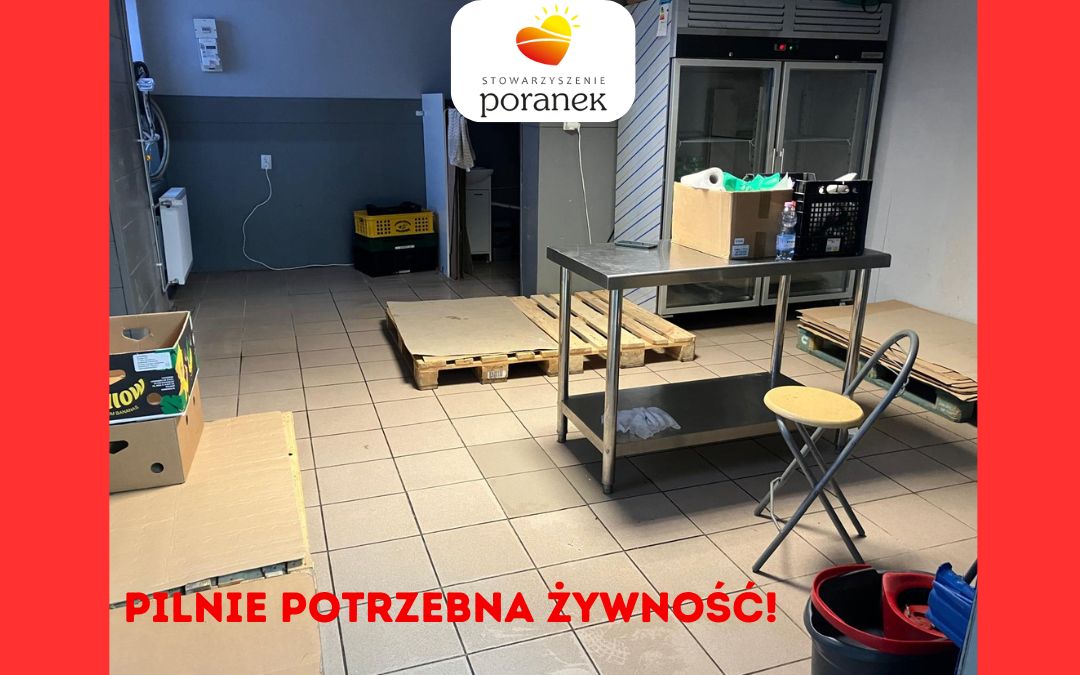 Apel o pomoc w uzupełnieniu zapasów żywności dla potrzebujących