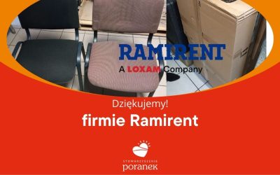 Podziękowania dla firmy Ramirent