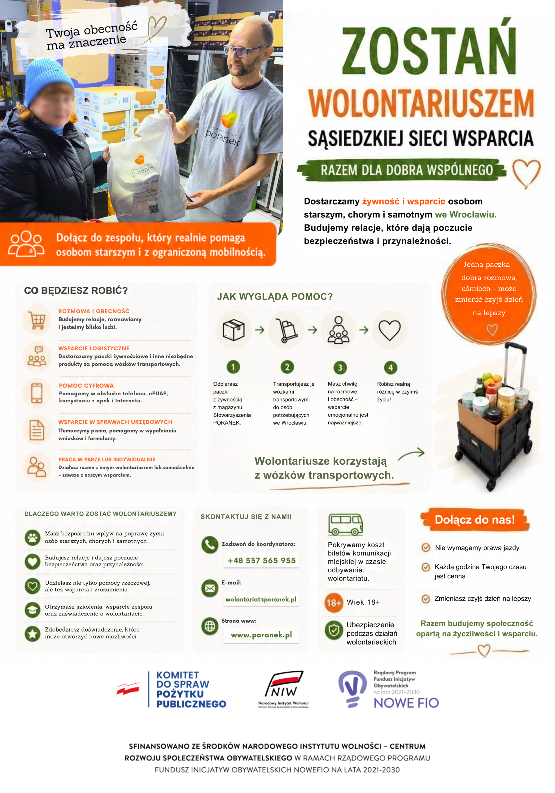 Plakat Sąsiedzka Sieć Wsparcia Plakat Sąsiedzka Sieć Wsparcia