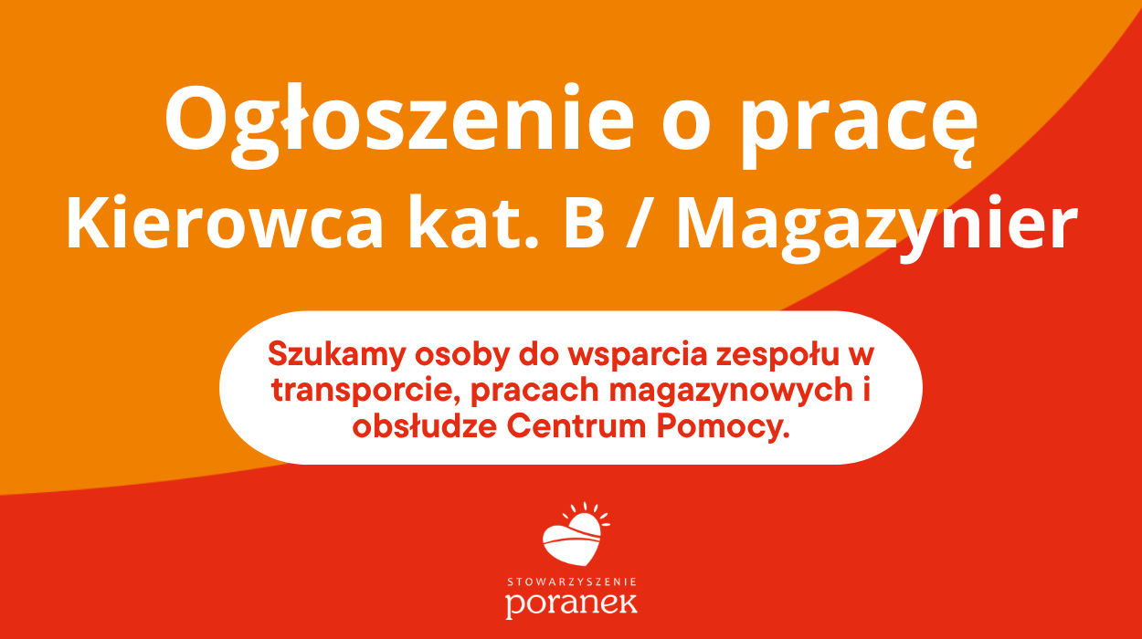 Ogłoszenie o pracę kierowca Ogłoszenie o pracę kierowca