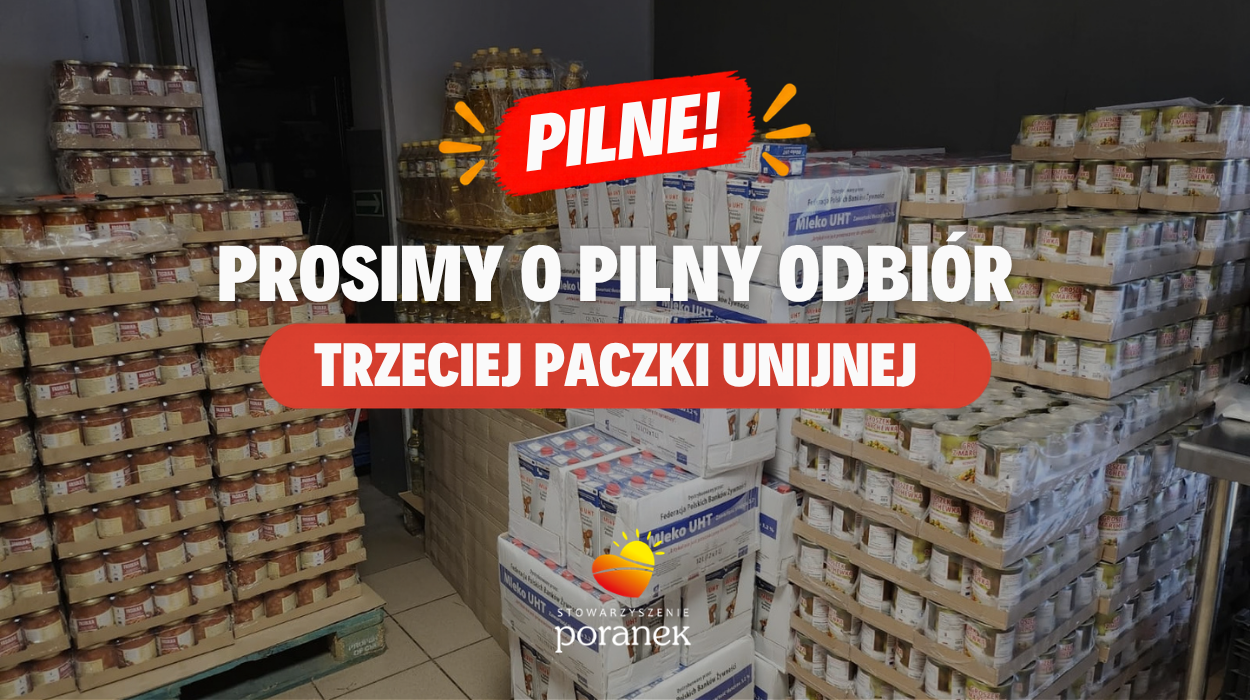 Prosimy o pilny odbiór Prosimy o pilny odbiór